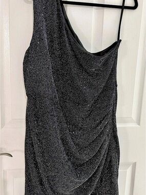 SHEIN Cowl Neck Tank Top Black 2XL